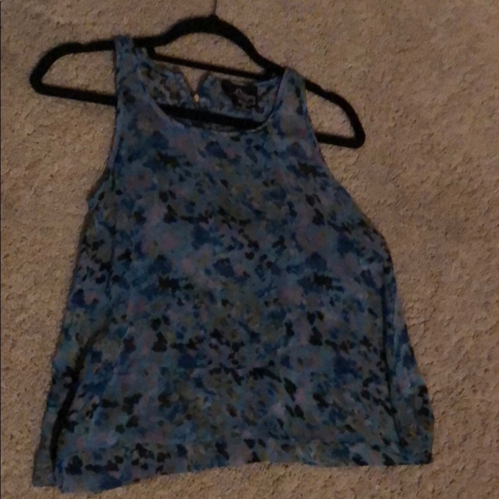 Float tank top blue